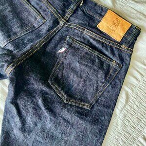 Pure Blue Japan 17.5oz Super Slub Denim - Tag 31 (Fits 30)